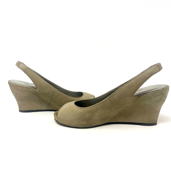 Eileen Fisher Suede Slingback Wedges - Picture 5 of 5